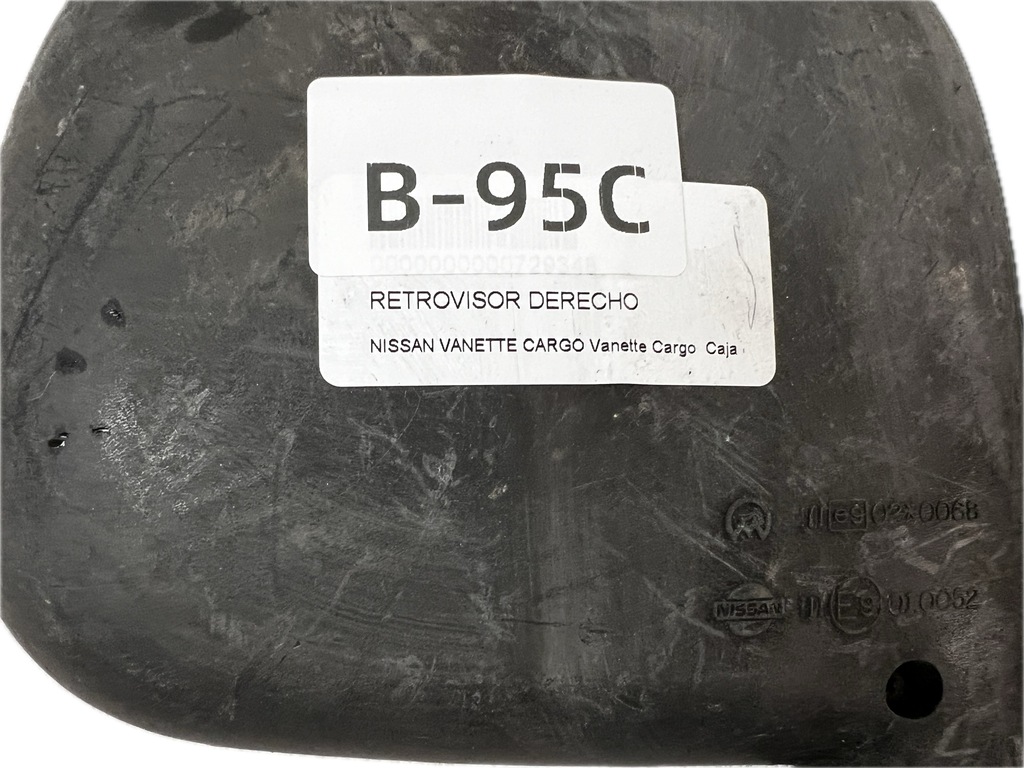 фото №14, Nissan vanette cargo 94-02r зеркало правое механический ручные