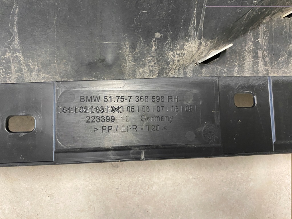 фото №16, Bmw i3 поріг накладка поріг права 7368598