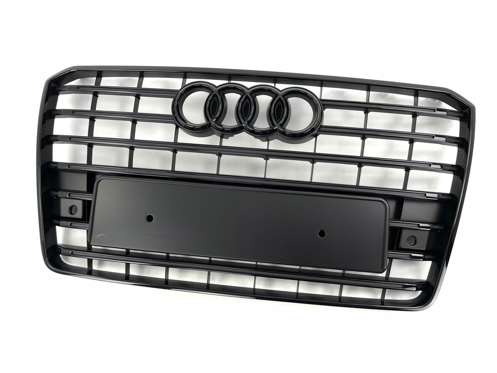 фото №12, Audi a8 s8 d4 lift 2014-2017 решётка радиатора решётка радиатора shadow line