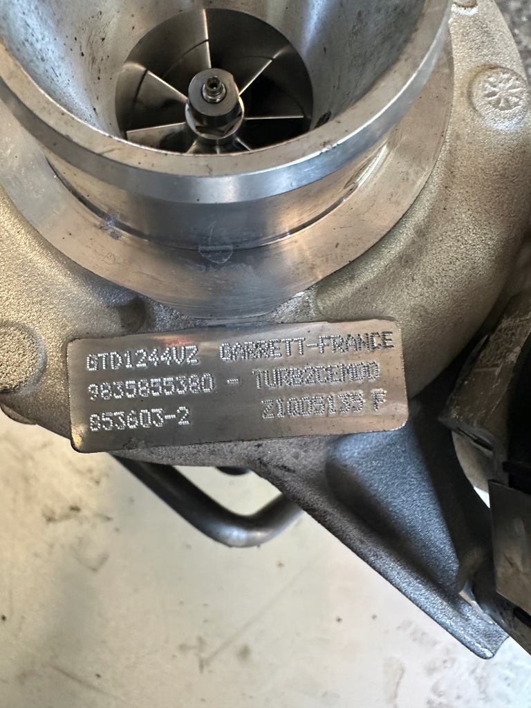 фото №4, Турбонагнетатель opel grandland 1.5 d blue hdi 9835855380