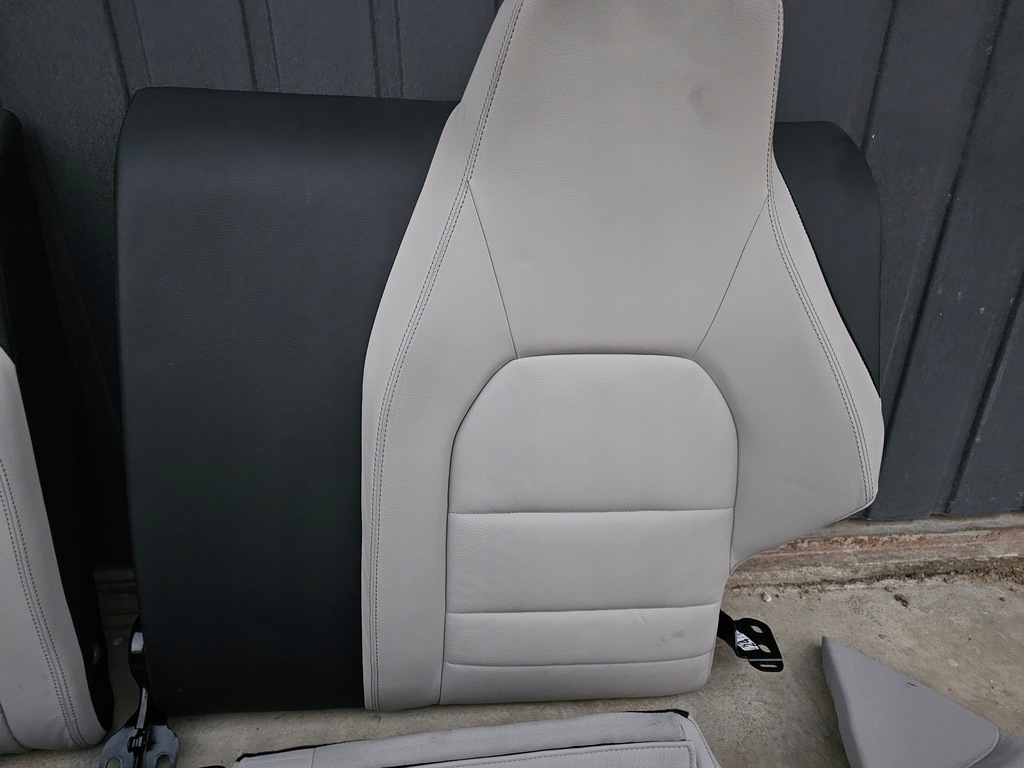 фото №6, Заднее сиденье задняя задняя кожа серая складная isofix mercedes w204 coupe