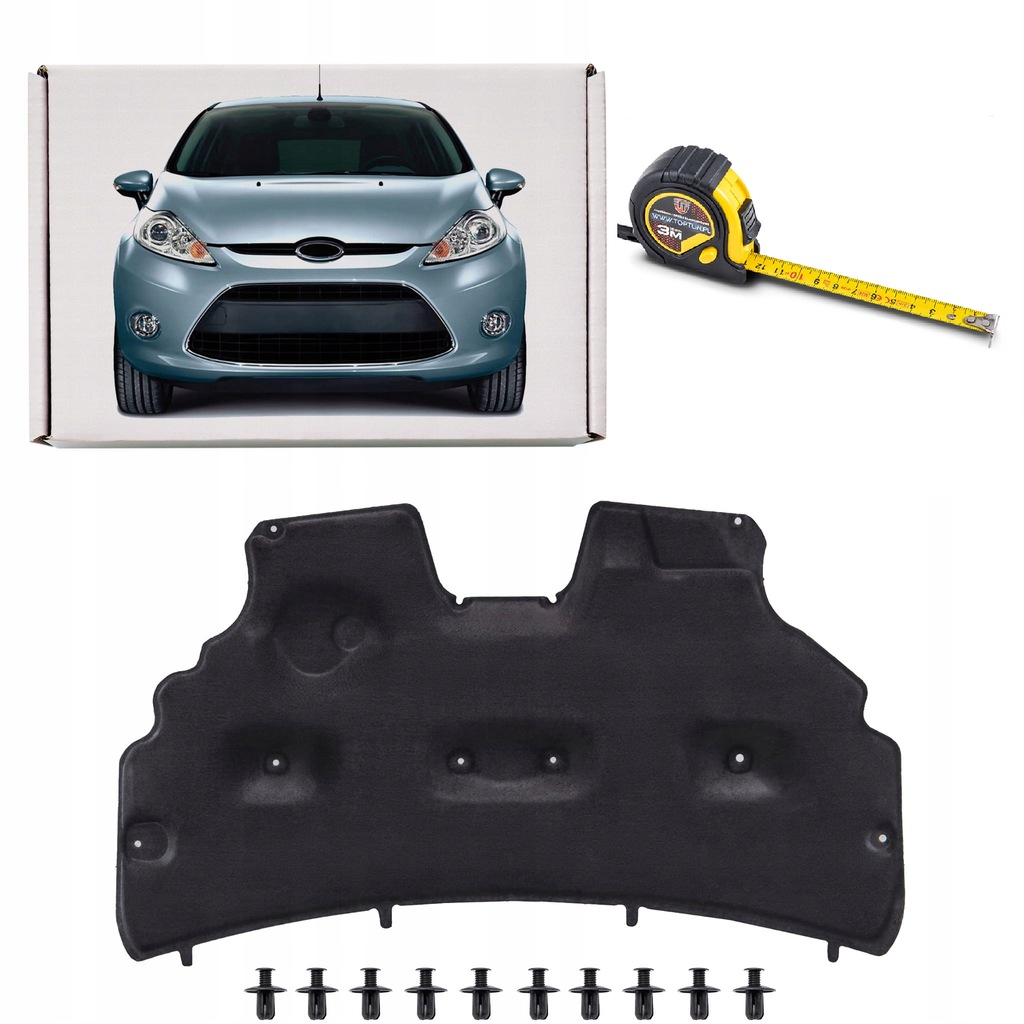 фото №1, Ford fiesta mk7 vii 2008-2012 przed faceliftingiem van шумоизоляция капот