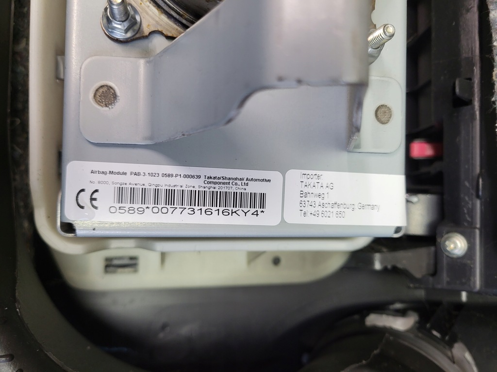 фото №14, Подушка безпеки панель приладів панель приладів подушка повітряна пасажира toyota yaris ii оригінальний номер europa