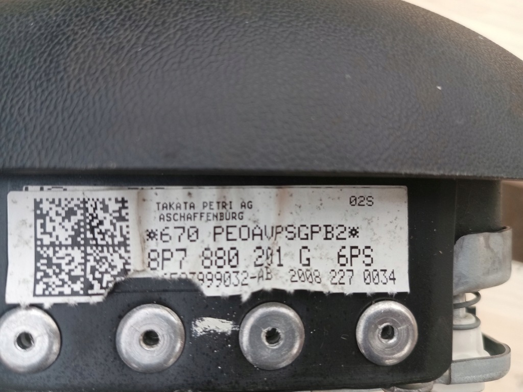 фото №8, Audi a3 lift 8p подушка подушка безпеки водія 8p7880201g czarna