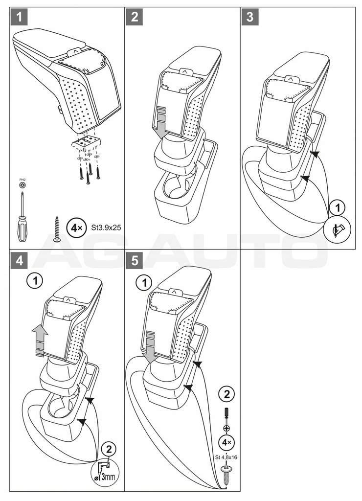 фото №7, Подлокотник с адаптер do suzuki jimny, 1998-2018, arm2-black