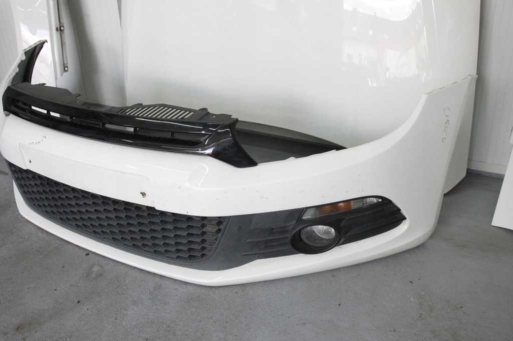 фото №9, Капот бампер перед крила pas підсилювач передній vw scirocco білий