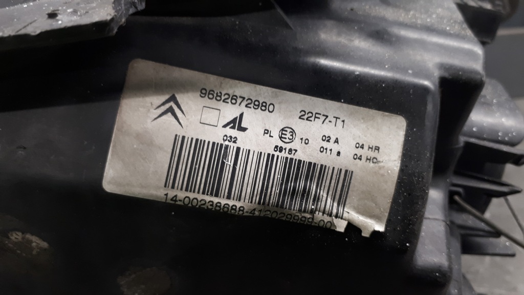 фото №10, 9682672980 фара левый citroen c3 i