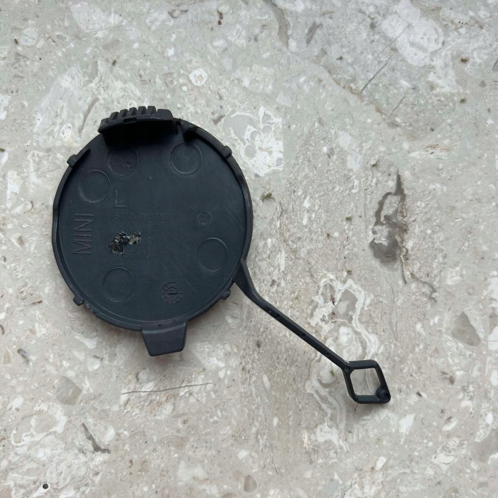 фото №4, Mini countryman jcw r60 2010- заглушка бампера задняя левая 51129805941