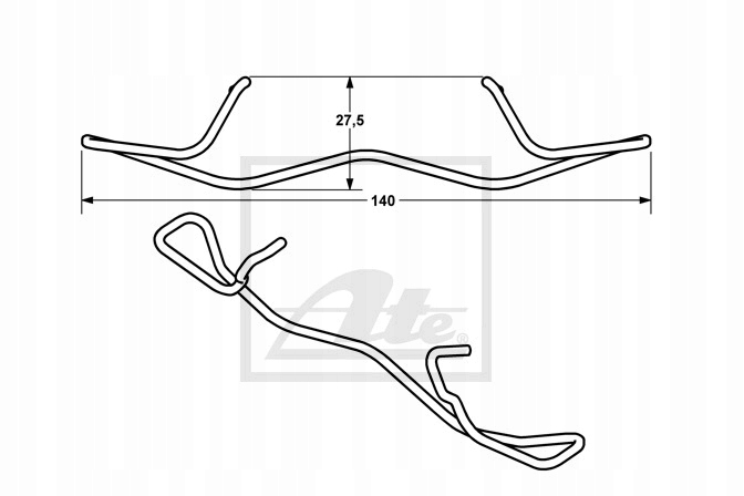 фото №1, Пружина супорт ham.audi renault volvo ate 11.8116-0340.1 пружина,