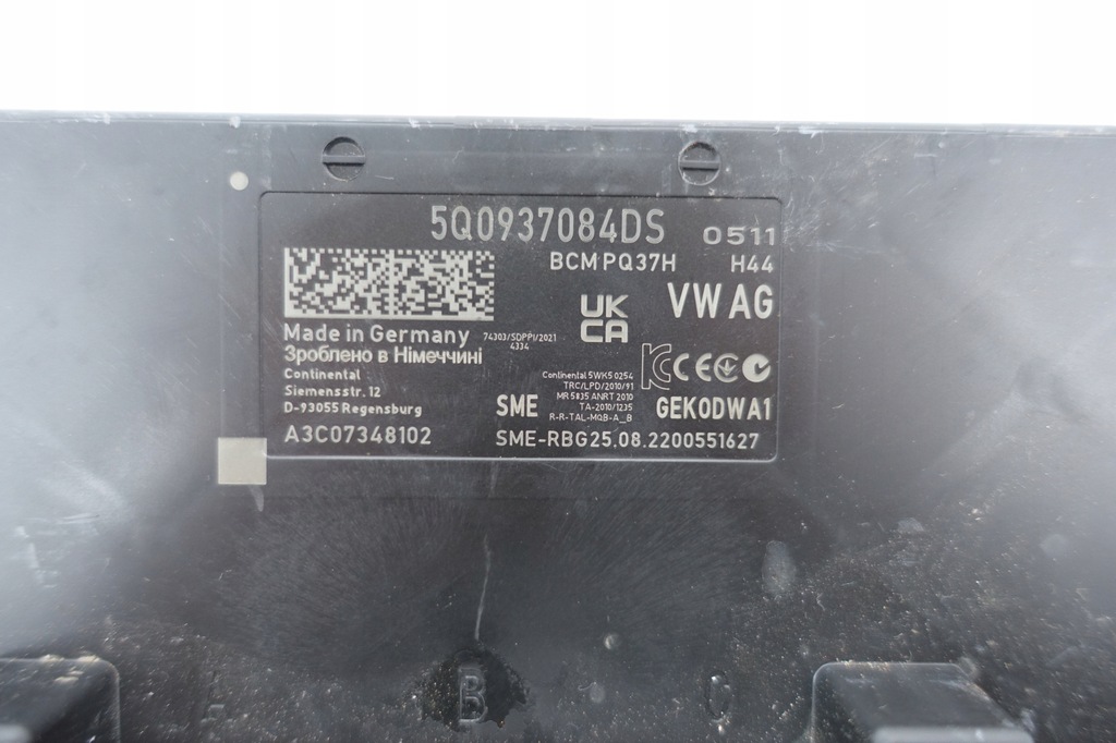 фото №6, Модуль блок управления bcm комфорта volkswagen skoda 5q0937084ds