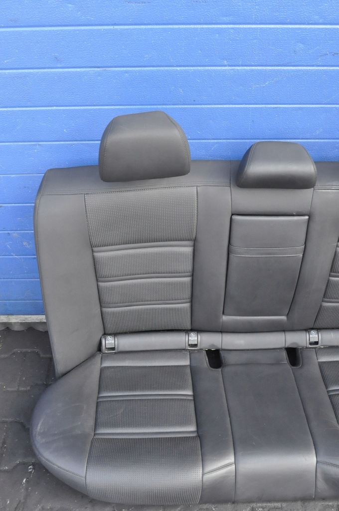 фото №8, Mercedes w212 сиденья заднее сиденье обшивки кожа amg uk