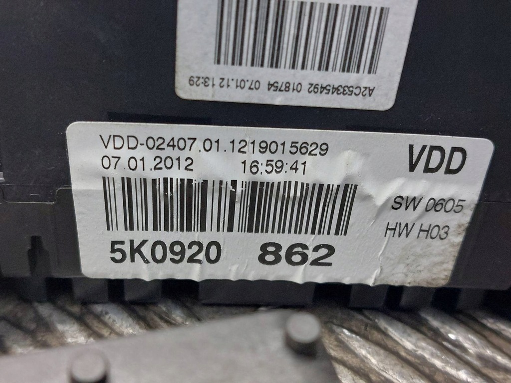 фото №9, Набор стартовый golf vi 1.2 tsi 03f906070ga 1k0905851b 5k0920862