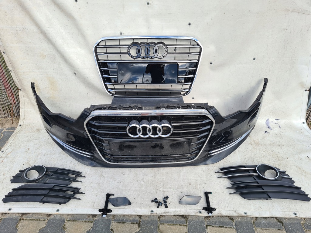 фото №1, Бампер перед kompletny audi a6 c7 przedlift 6xpdc