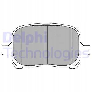фото №2, Гальмівні колодки гальмівні перед delphi do lexus es 3.0