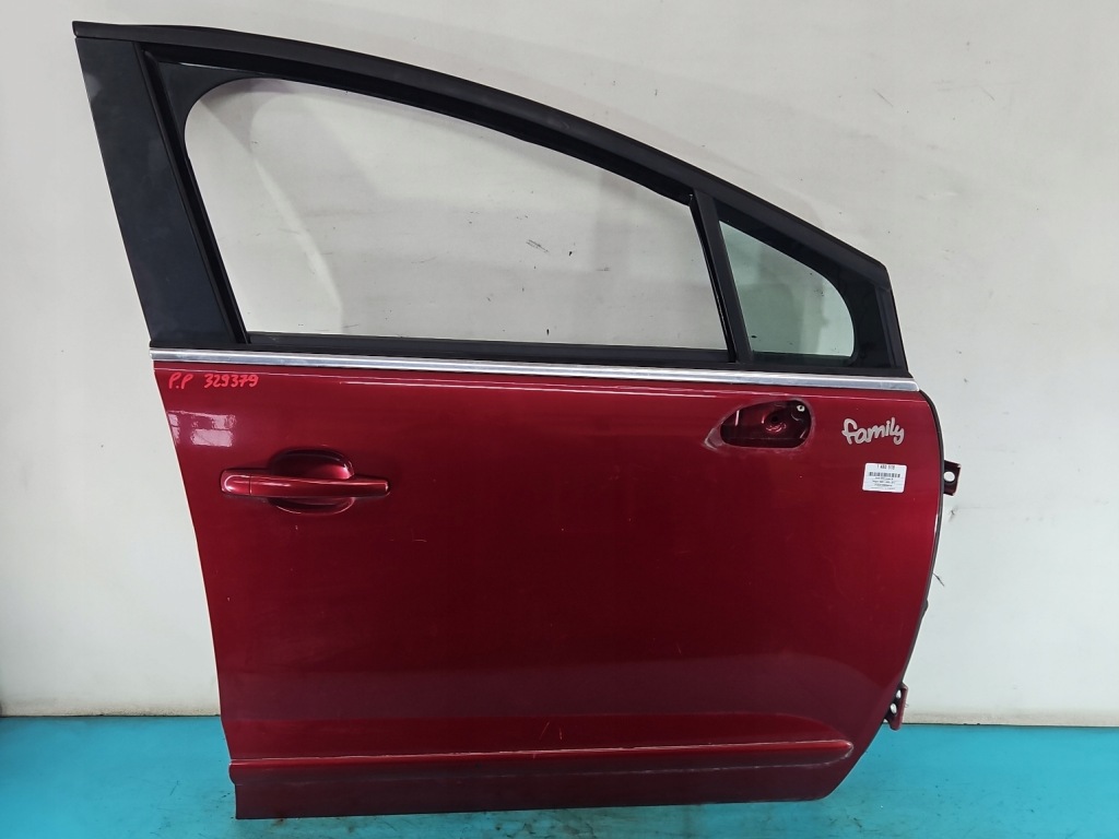 фото №1, Дверь перед правое пассажира peugeot 5008 i 09-17 bordowy lkrd
