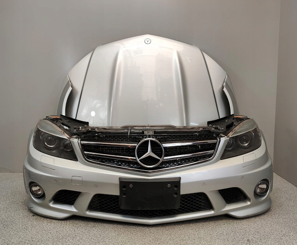 фото №14, Mercedes w204 c63 amg kompletny перед бампер капот крила лампи