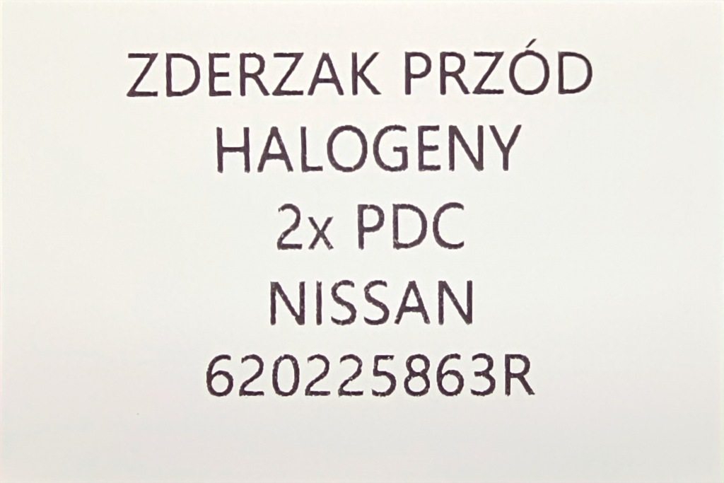 фото №9, Новый оригинальный бампер перед передний nissan nv400 2x pdc - 620225863r