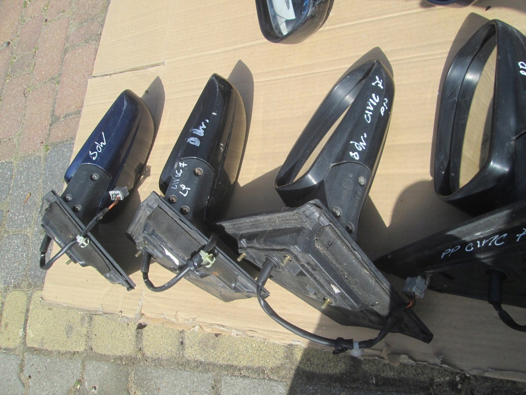 фото №12, Дзеркало праве badz ліва honda civic vii 2001-03 3двері hatch різні кольори