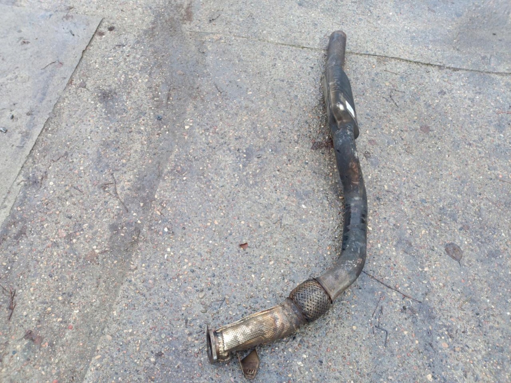 фото №4, Audi rs7 4.0 v8 tfsi труба выхлопная 4m0253211k