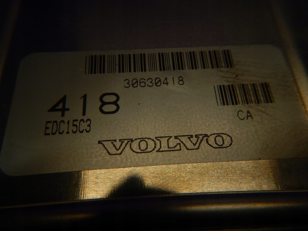 фото №4, Volvo v40 i 1.9 d бортовий комп'ютер двигуна 8200065996