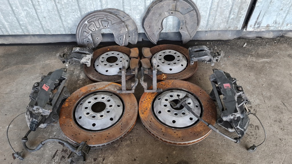 фото №1, Гальма супорт диск захист гальмівні колодки rs6 c5 унікат