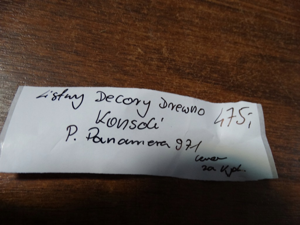 фото №9, Накладки декоры drewno porsche panamera 971 1