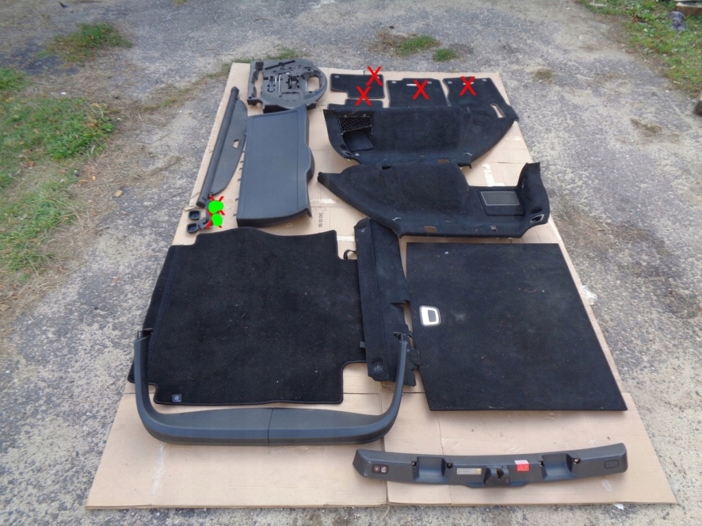 фото №1, Mercedes ml w166 элементы салона защита пластики