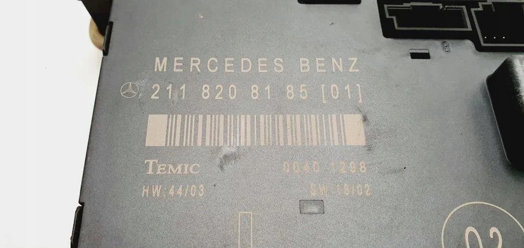 фото №9, Модуль задних левых дверь mercedes-benz e w211 2118208185 3.22l дизель
