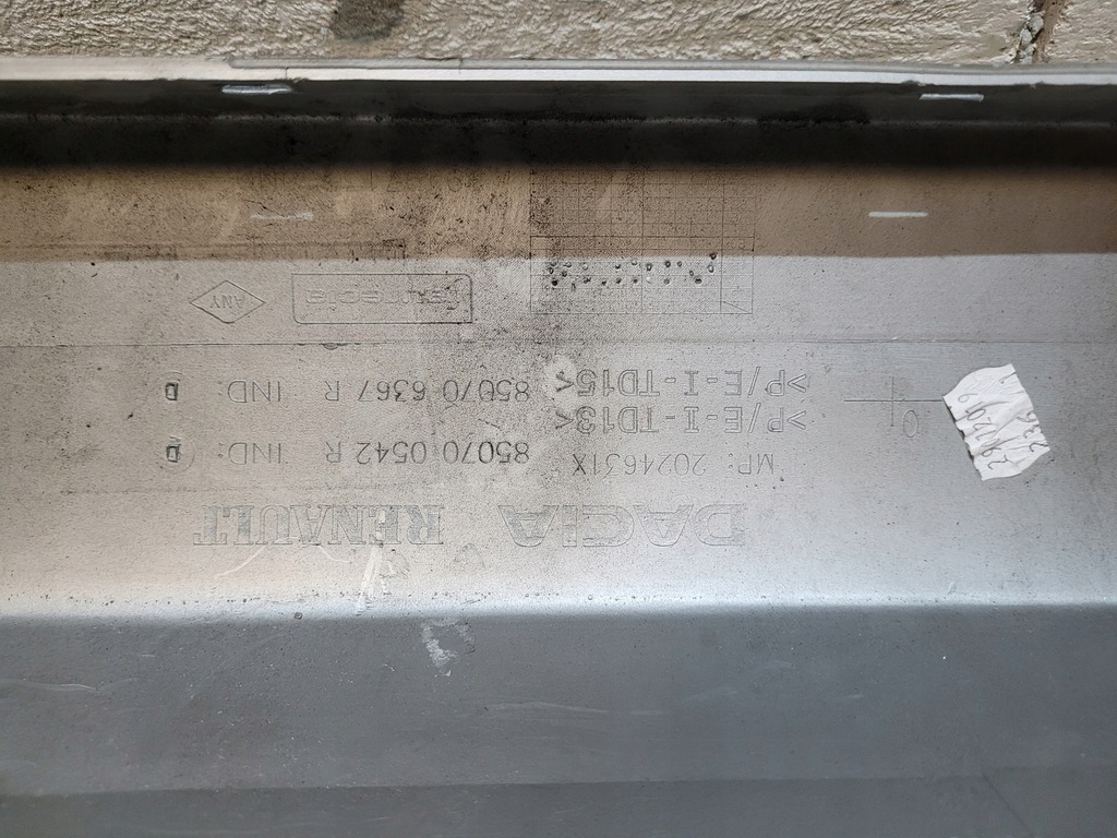 фото №7, Молдинг бампера задняя duster ii 17+