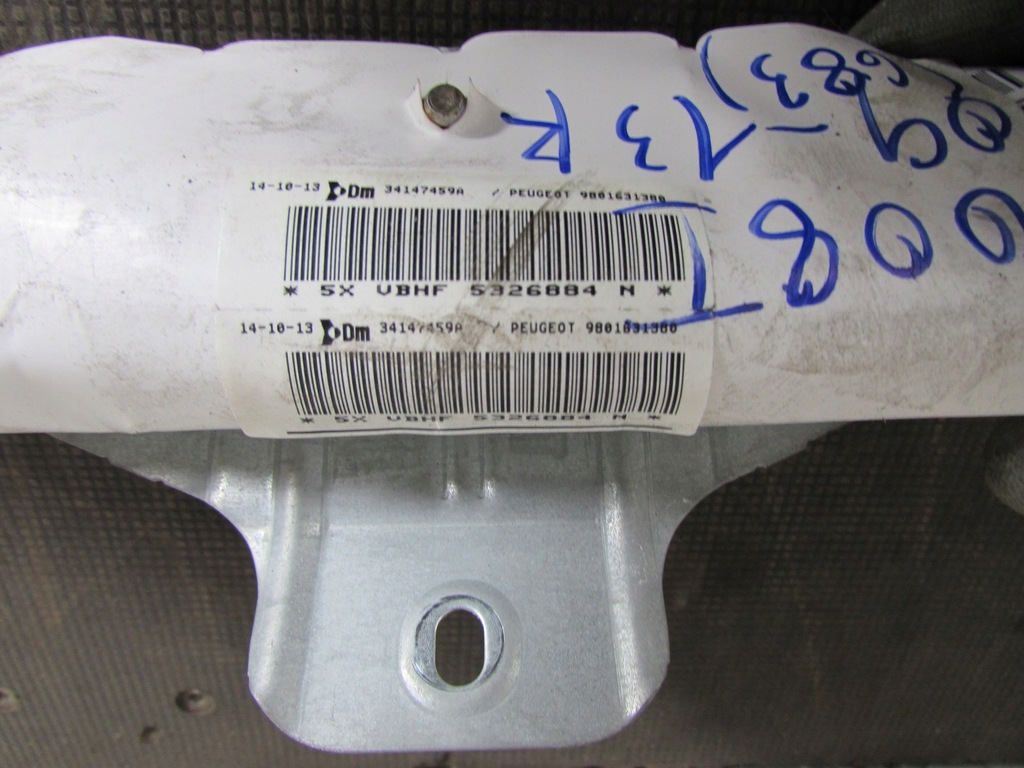 фото №8, Шторка безопасности правая 9861631380 peugeot 5008 i 09-13 r.