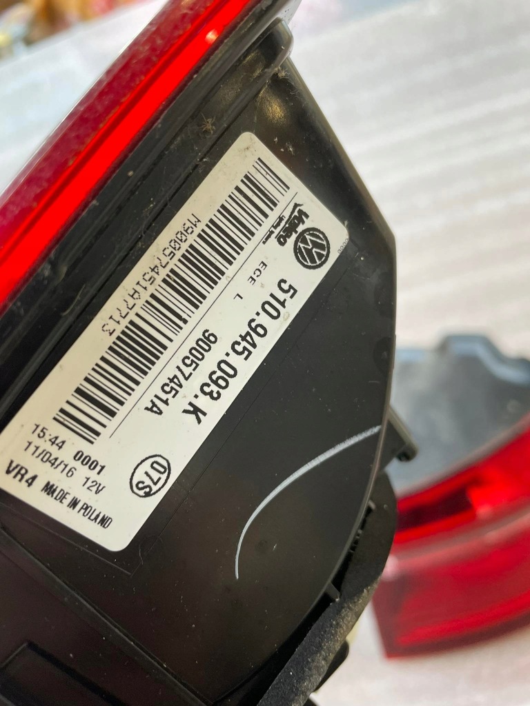 фото №10, Vw golf 7 sportsvan лампы 510945096r 510945094k