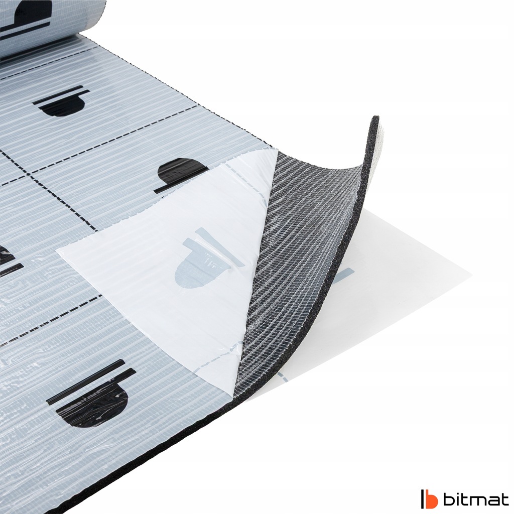 фото №14, Пена резиновый 6mm 10x100cm акустическая термоизоляционная шумоизоляция с klejem