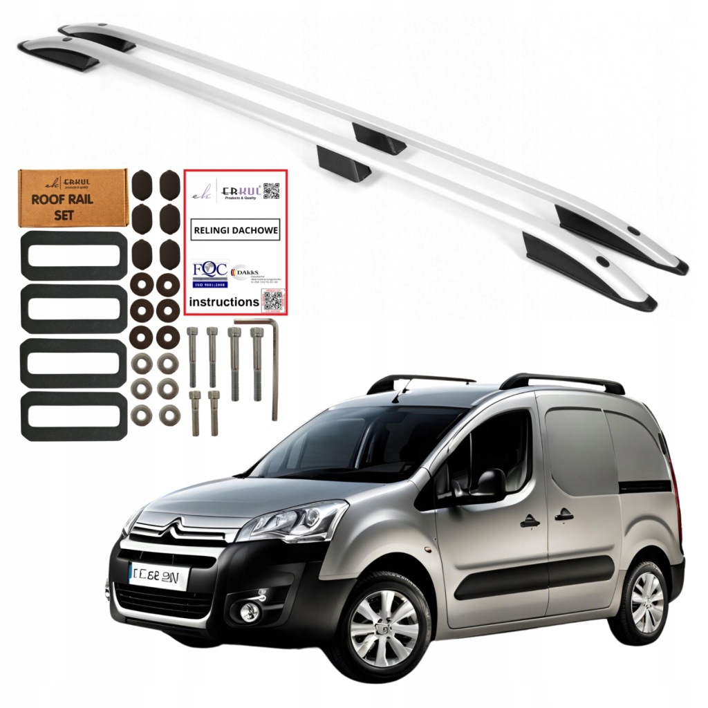 фото №1, Рейлинги кровельные peugeot partner / citroen berlingo ii 2 od 2007-2018 долговечный