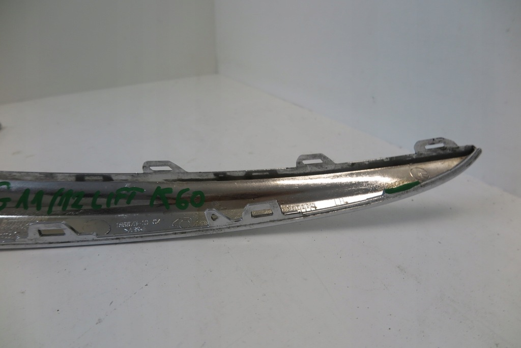 фото №8, Захист молдинг бампера передня ліва хром bmw g11 g12 lift 7475195