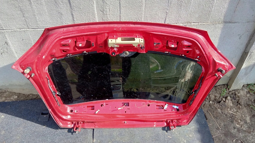 фото №9, Крышка багажника багажника vw scirocco czerwona la3h
