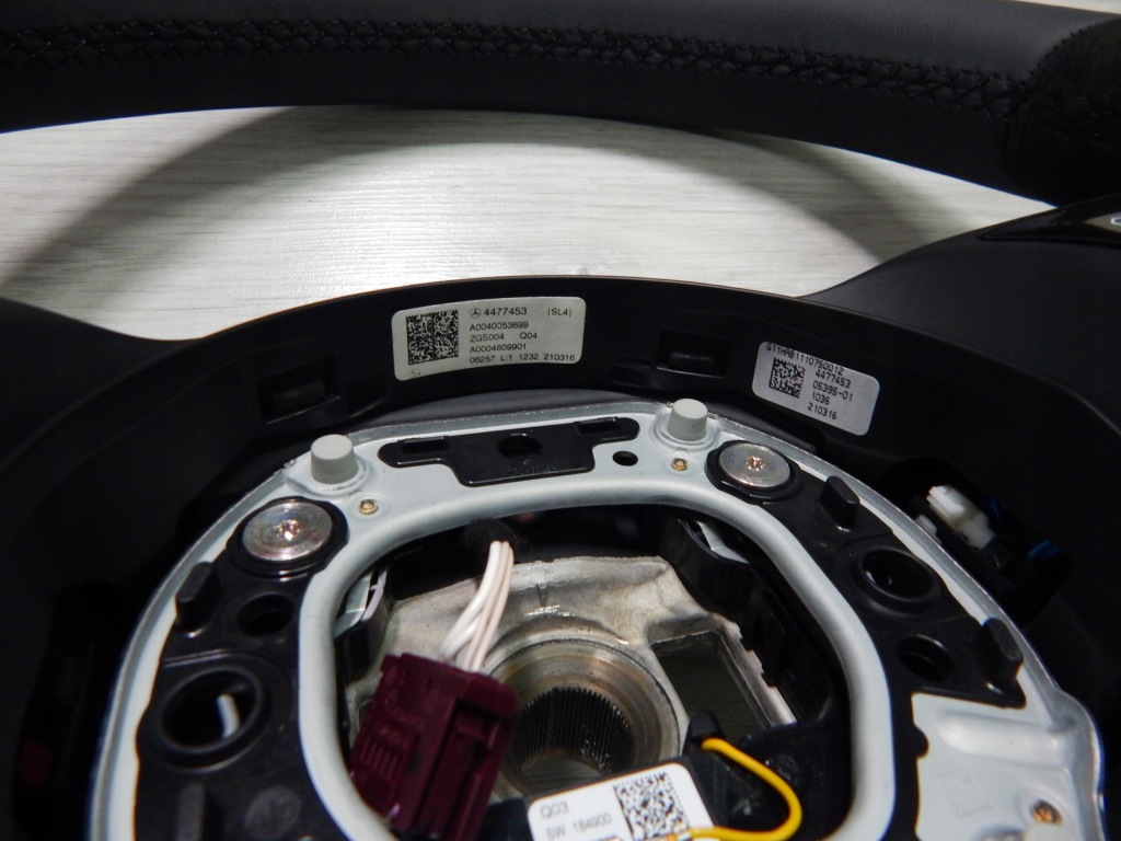 фото №14, Mercedes a-klasa w177 w247 w205 lift - воздуховод sport лепестки переключения alcantara