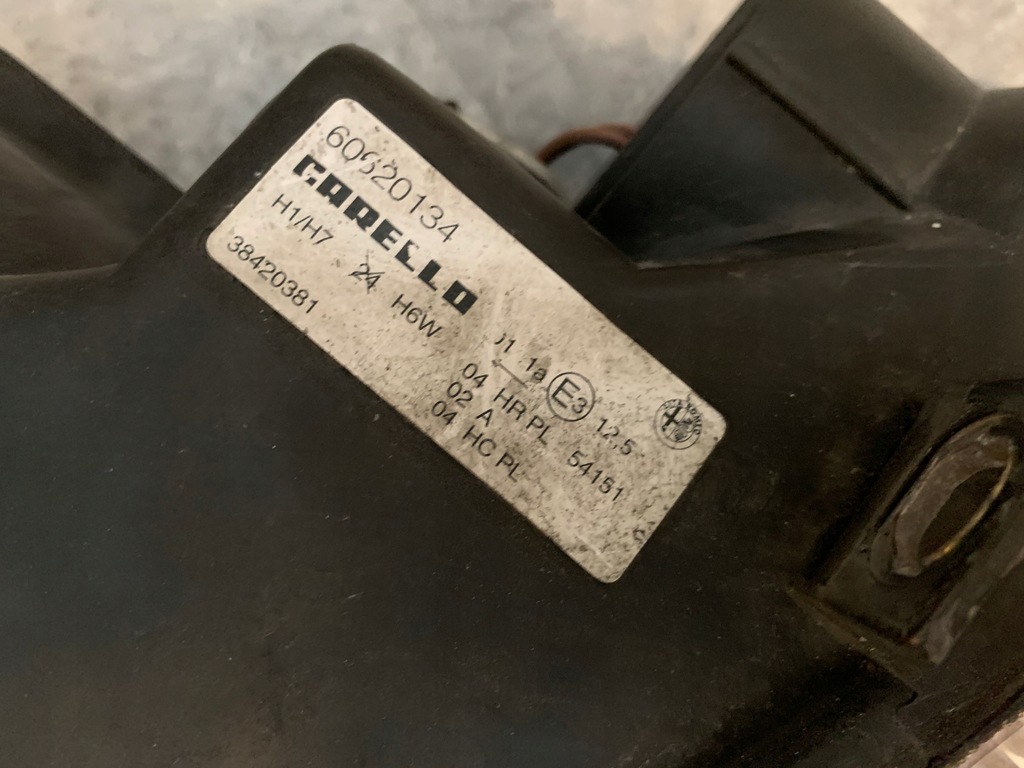 фото №3, Alfa romeo 156 97-03 права лампа передня