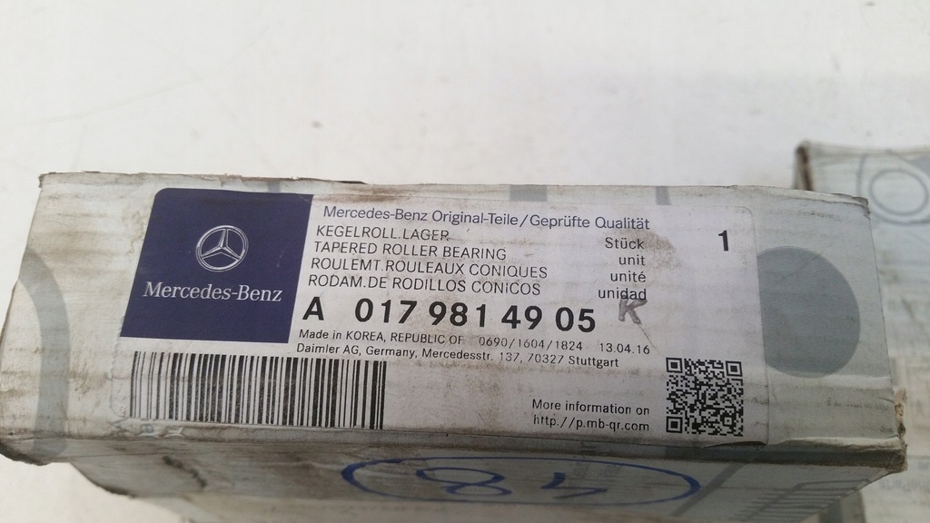 фото №4, Набір підшипник колеса skf 0179814905 mercedes