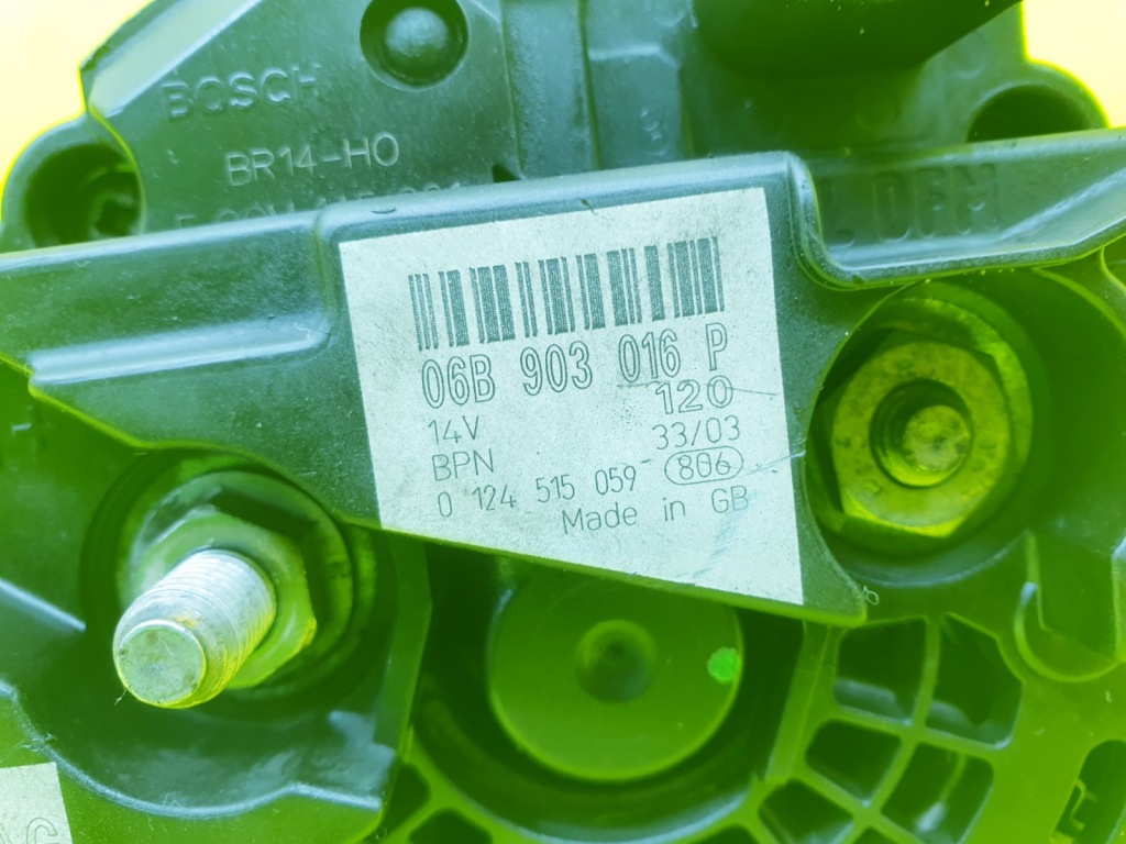 Генератор audi a4 b6 b7 a6 c5 1.8t 2.0 fsi awa 06b903016p с Разборки