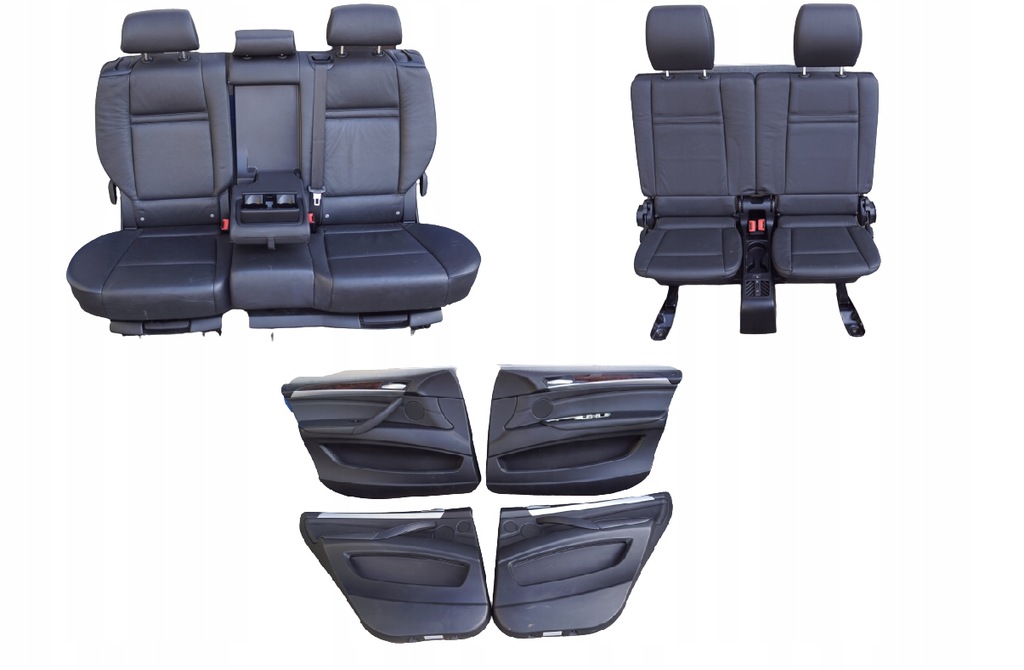 фото №1, Заднее сиденье обшивки bmw x5 e70 7-osób 3 trzeci ряд