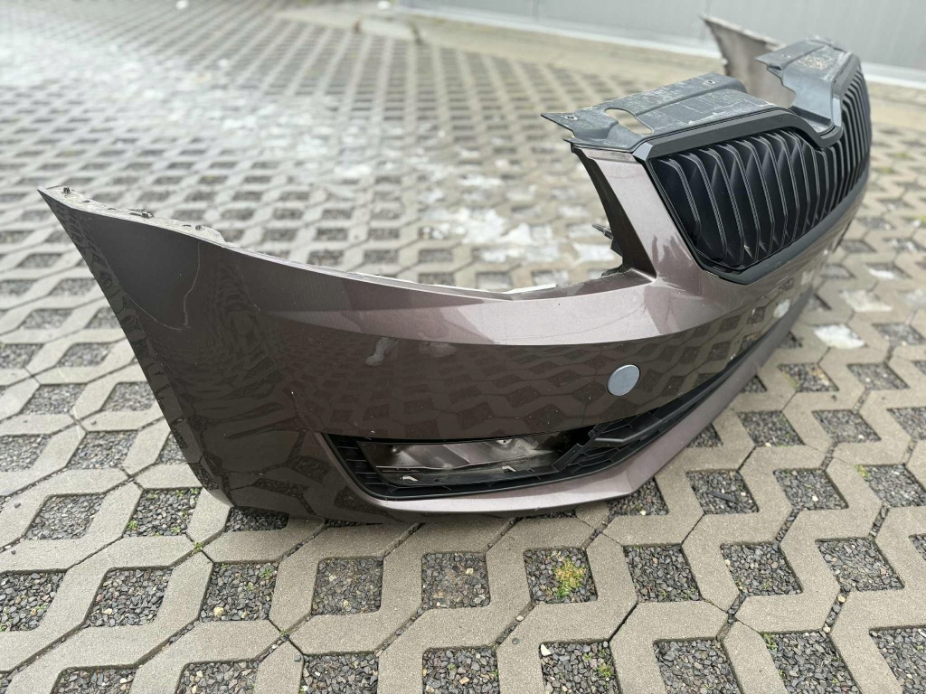 фото №11, Skoda octavia iii бампер перед передній kompletny 13-17 lf8z