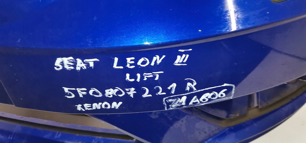 фото №8, Seat leon iii 3 lift 2017-2020 бампер передний перед ксенон 5f0807221r