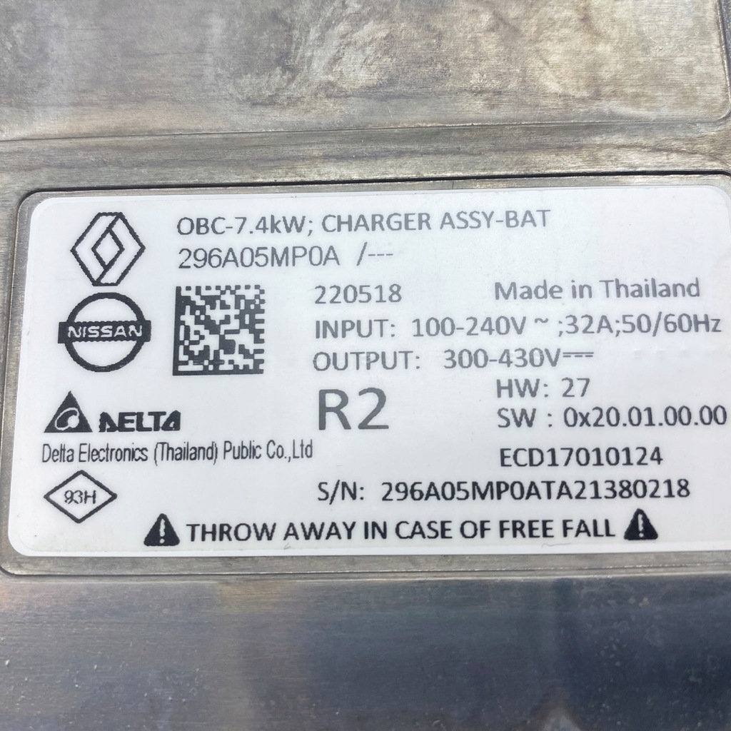 фото №16, Новий оригінальний номер конвертер акумулятора renault megane ev e-tech 7.4 kw 296a05mp0a