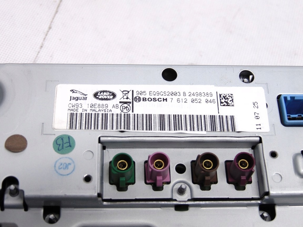 фото №6, Дисплей радіо навігації 7612052046 cw93 10e889 ab jaguar xj x351 09-