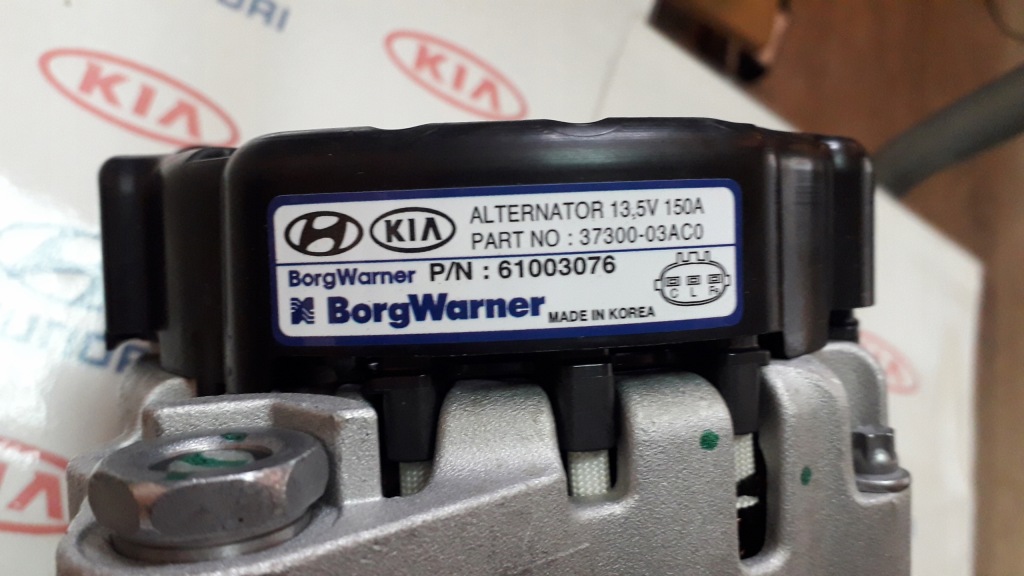 Hyundai kia 1.4 t-gdi генератор 37300-03ac0 новый Недорого