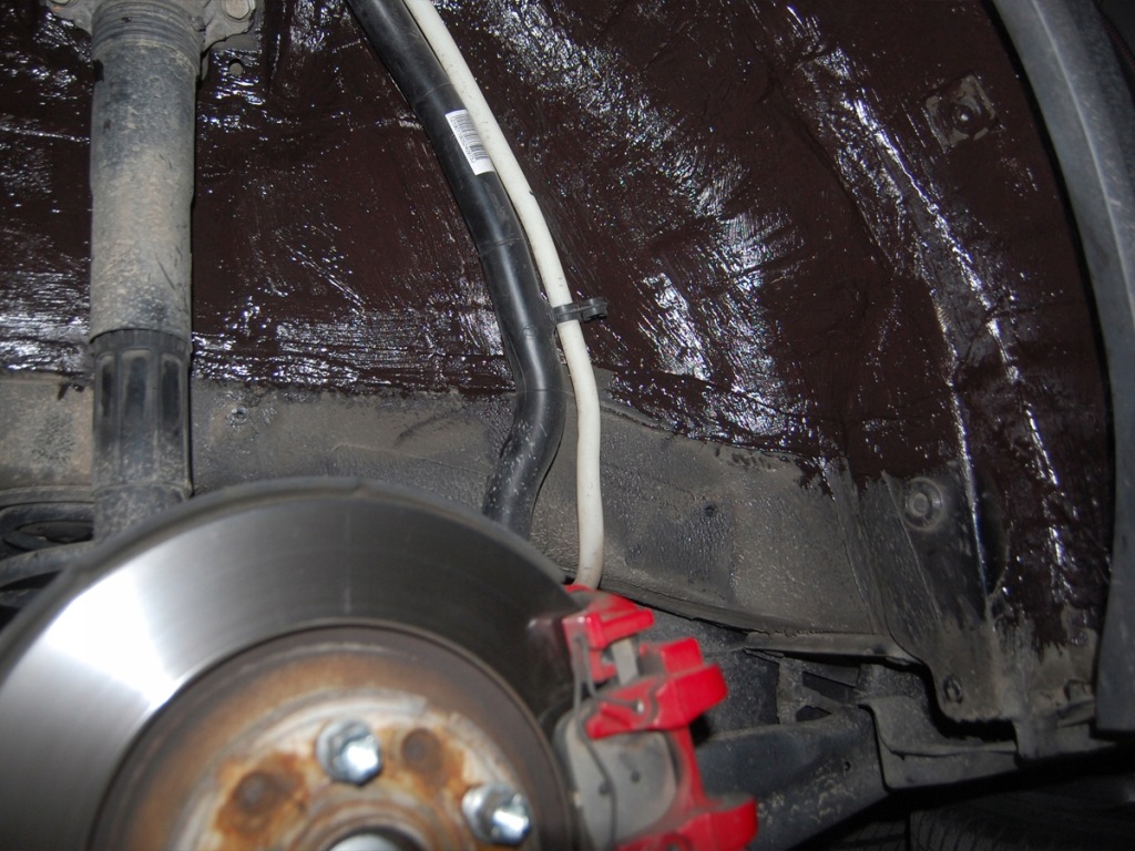 фото №13, Шумоізоляція підкрилок w автомобіль noise liquidator маса ущільнювальна автомобіля