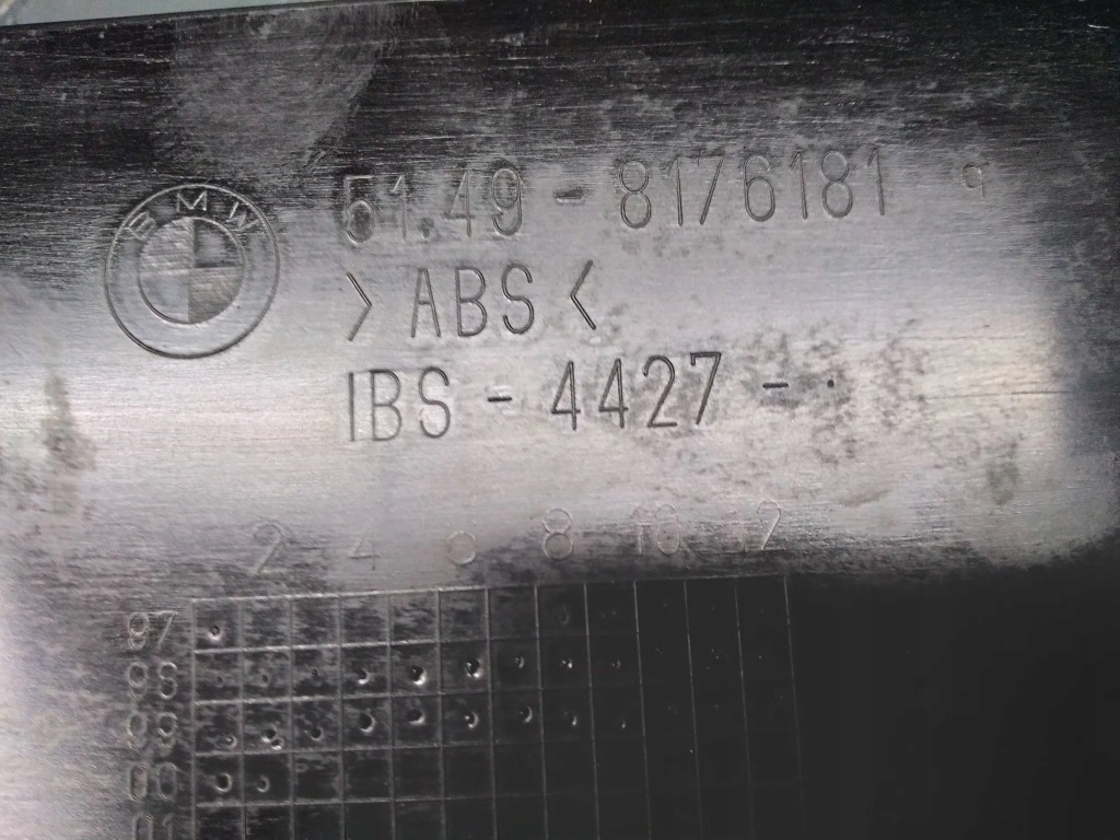 фото №7, Bmw 5 e39 sedan захист внутрішня кришки задня 8 176 181