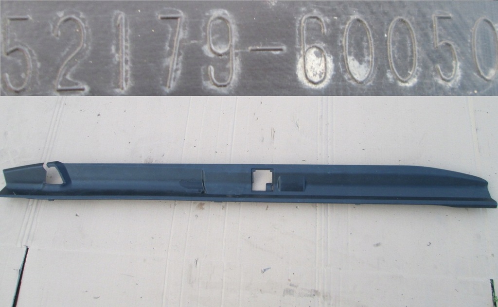 фото №1, Toyota land cruiser молдинг бампера багажника задняя