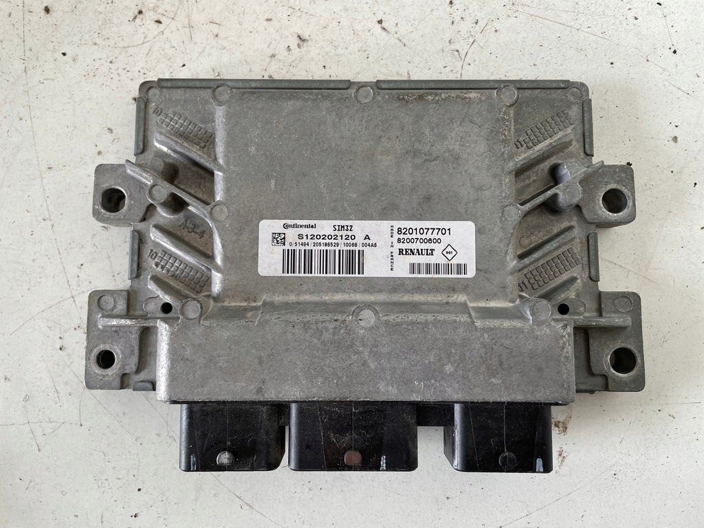 фото №1, Clio modus 1.2 tce бортовой компьютер 8201077701 s120202120a