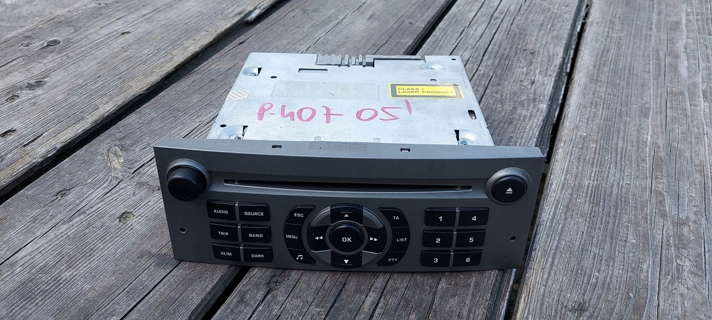 фото №1, Радио cd peugeot 407 05'